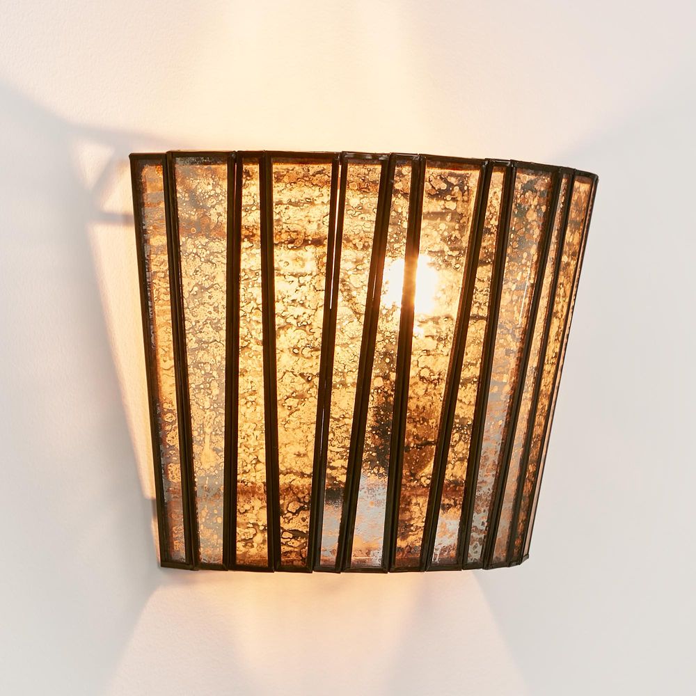 Half round wall deals sconce