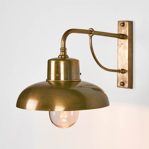 Bridgewater Outdoor Wall Light Brass