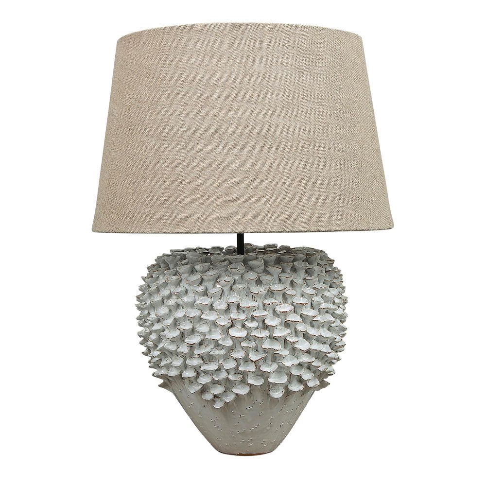 Large cream on sale table lamps