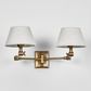 Worcester Wall Light Base Antique Brass