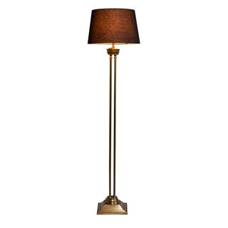 Hudson Floor Lamp Base Brass- Base Only