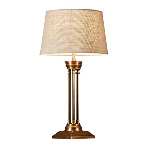 Hudson Table Table Lamp Base Brass- Base Only