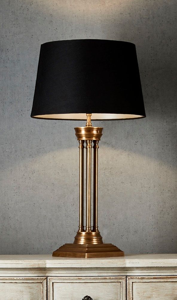 tall table lamp bases only