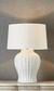 Drawbridge Ceramic Table Lamp Base White