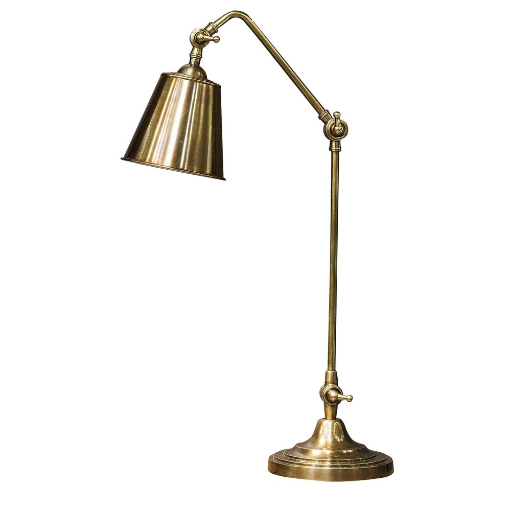 Vintage brass online desk lamps