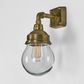 Dover Outdoor Wall Light Antique Brass