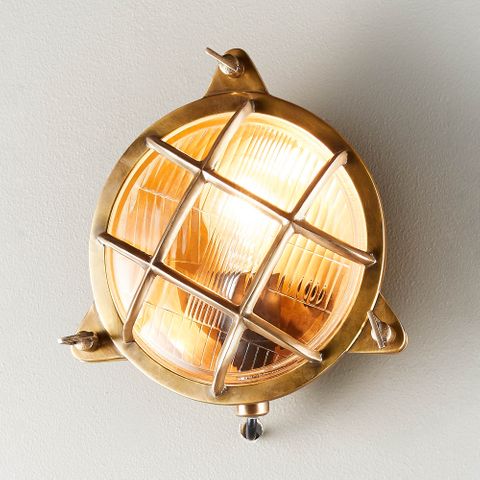 Palmerston Outdoor Wall Light Brass