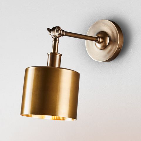 Portofino Wall Light Antique Brass