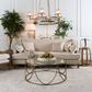 Sienna Chandelier Antique Brass