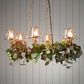 Sienna Chandelier Antique Brass