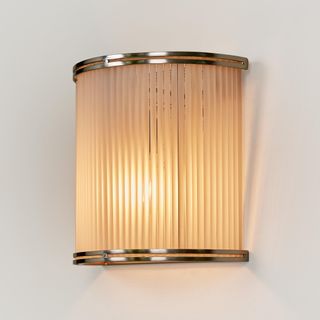 Inanda Half Round Wall Light Nickel