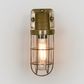 Royal London Outdoor Wall Light Antique Brass