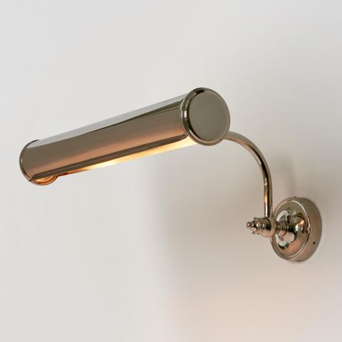 Barclay Wall Light Shiny Nickel