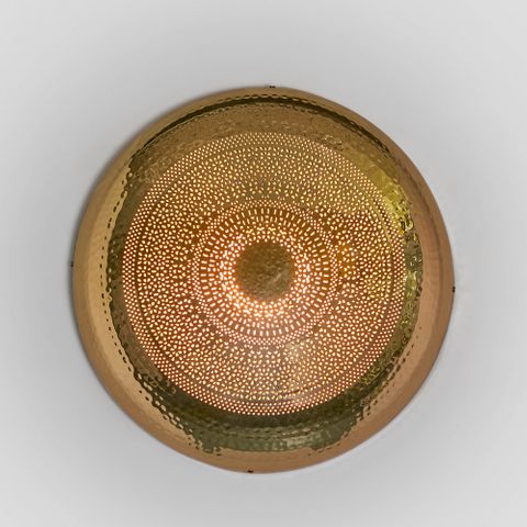 Moroccan Wall Light Brass