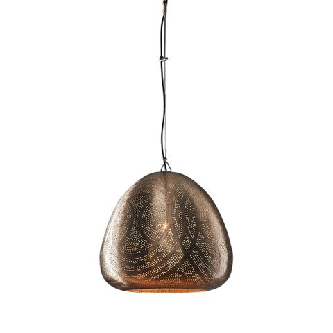 Stockport Dome Ceiling Pendant Nickel