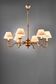 Prescot Chandelier Antique Brass