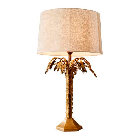 Rosebay Table Lamp Base Antique Brass
