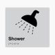 SHOWER SIGNS