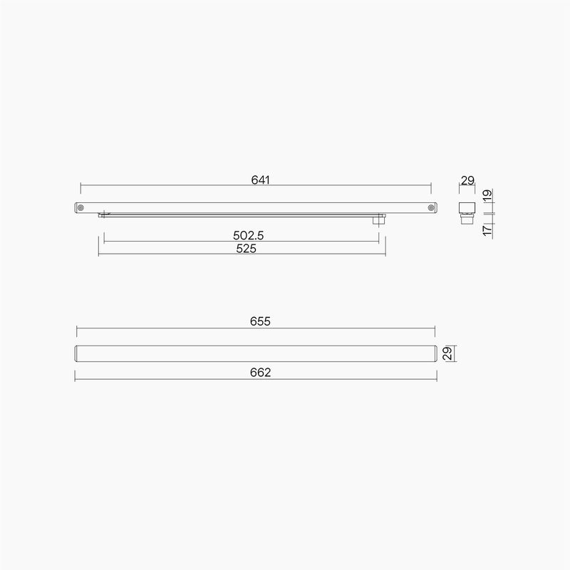 D0453/D0601/D0701 Open Out Slide Rail SIL