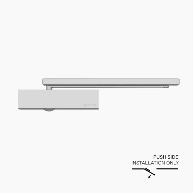 D1203 Cam Action Closer DDA Compliant Size 1-5 Push Side SIL