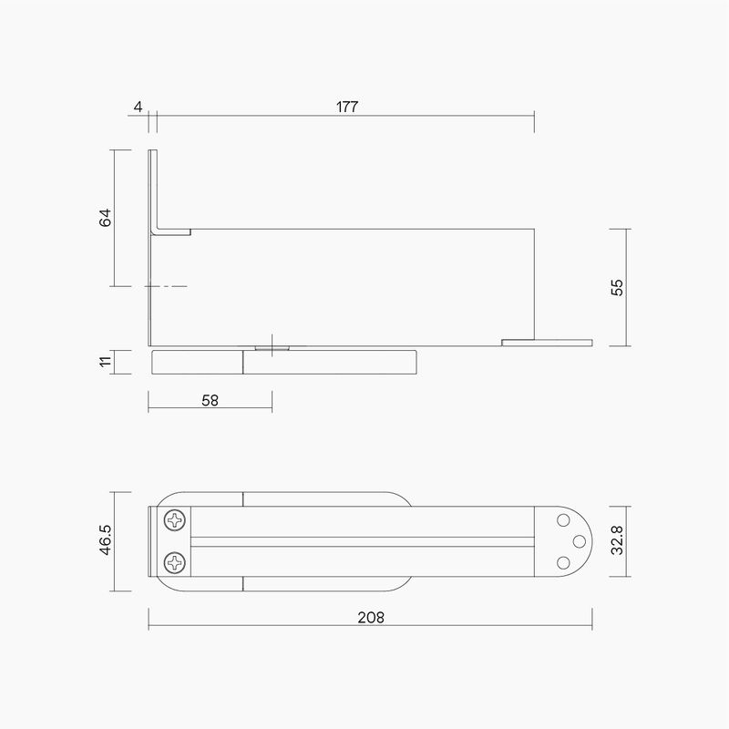 D5093 Concealed Hydraulic Pivot Closer Size 3 Hold Open SSS