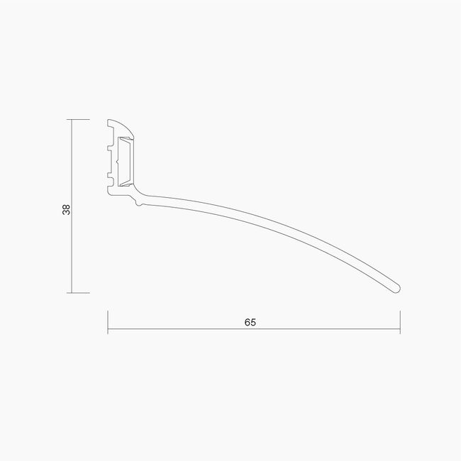 IS9010 Rain Drip Guard For Outward Opening Doors - 1000mm