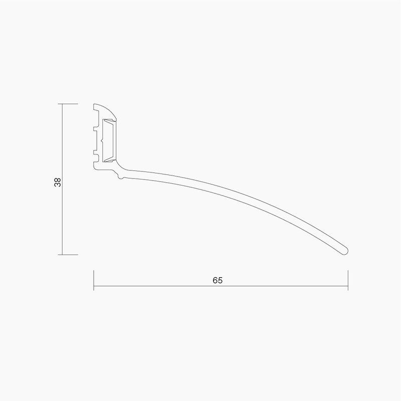 IS9010 Rain Drip Guard For Outward Opening Doors - 1000mm