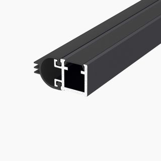 IS7080si Medium Duty Perimeter Seal Fire Rated BLACK - Long Double Door Set