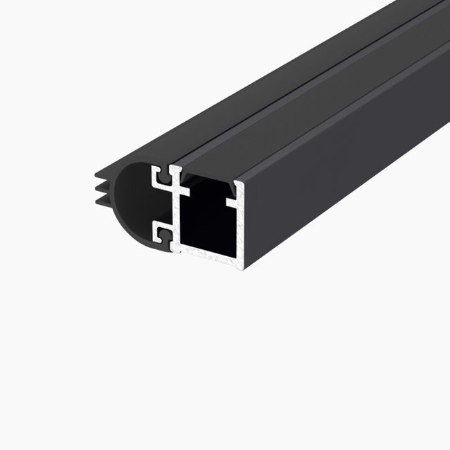 IS7080si Medium Duty Perimeter Seal Fire Rated BLACK - Long Single Door Set