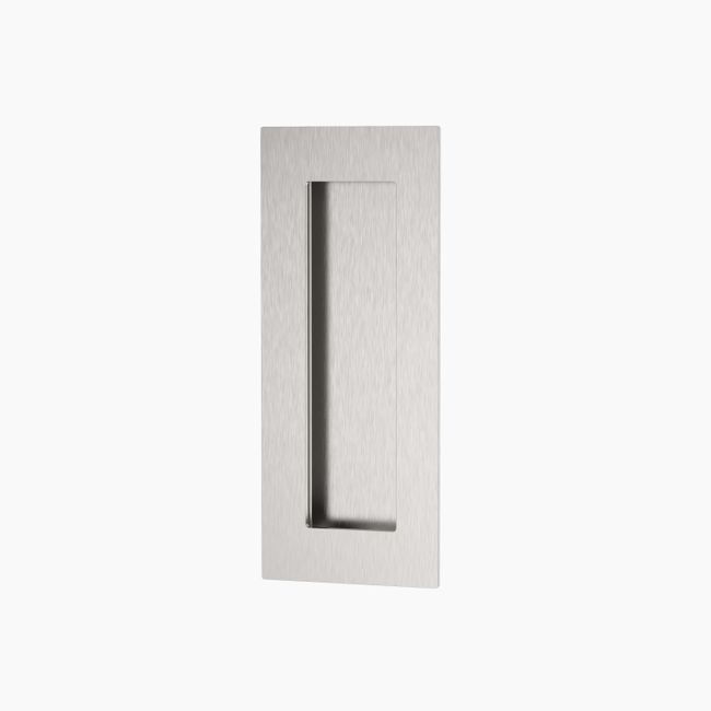 Rectangular Flush Pull 120x50mm SSS