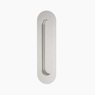 Oval Flush Pull 150x40mm SSS