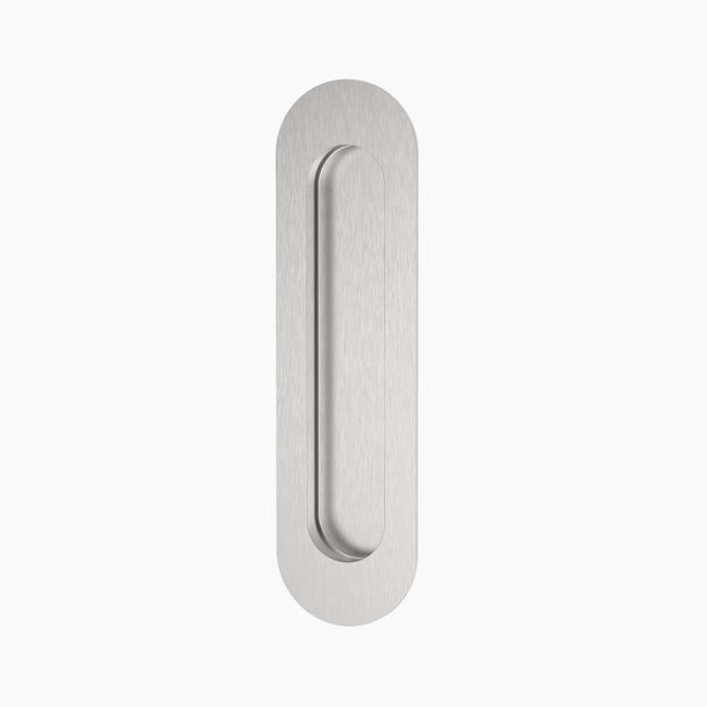 Oval Flush Pull 150x40mm SSS