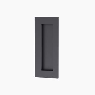 Rectangular Flush Pull 120x50mm MBLK