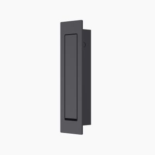 Square Edge Finger Pull - Matte Black