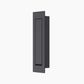 Square Edge Finger Pull - Matte Black