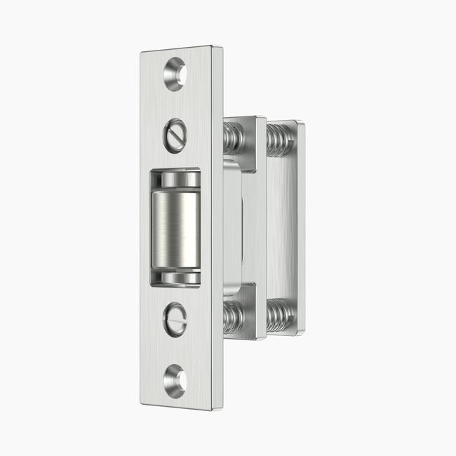 Roller Bolt Satin Chrome - Steel Roller