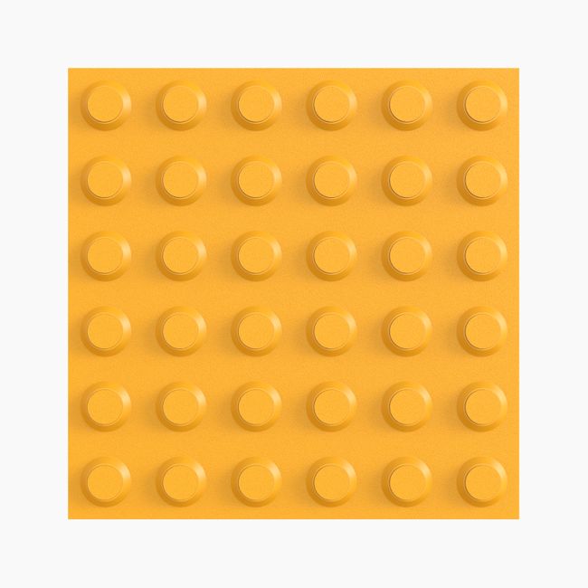 300x300mm Tactile Pads Yellow *