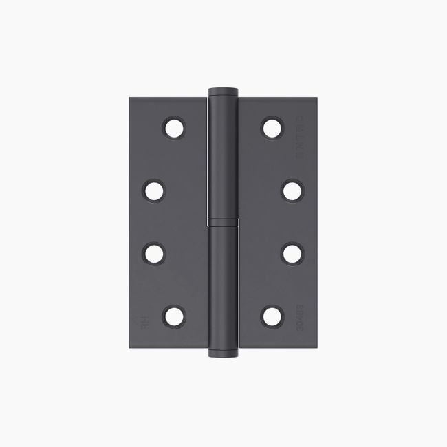 Lift Off Hinge Right Hand 100x75x2.5mm MBLK (Includes Screws)