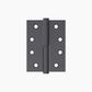 Lift Off Hinge Right Hand 100x75x2.5mm MBLK (Includes Screws)