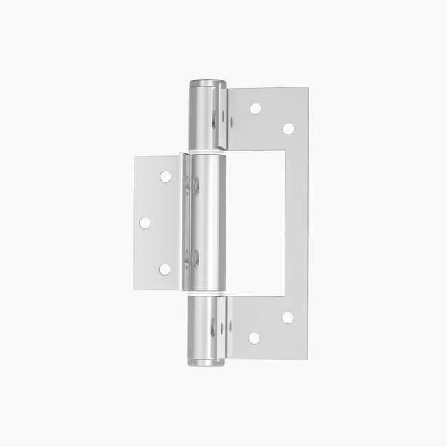 Aluminium Heavy Duty Winged Fast Fix Hinge 130x87x3mm NA