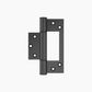 Aluminium Heavy Duty Fast Fix Hinge 130x87x3mm BLK