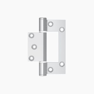 Aluminium Fast Fix Tapered Hinge 100x68x2.6mm NA