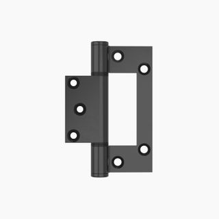 Aluminium Fast Fix Tapered Hinge 100x68x2.6mm BLK