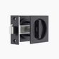 Square Sliding Door Privacy Lock MBLK