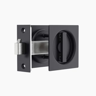 Square Sliding Door Privacy Lock MBLK