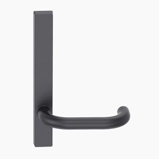 Narrow Style Plate Lever #10 DDA Compliant – Plain/Concealed MBLK