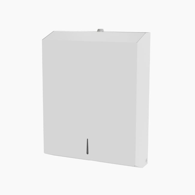 Slimline Towel Dispenser White Metal