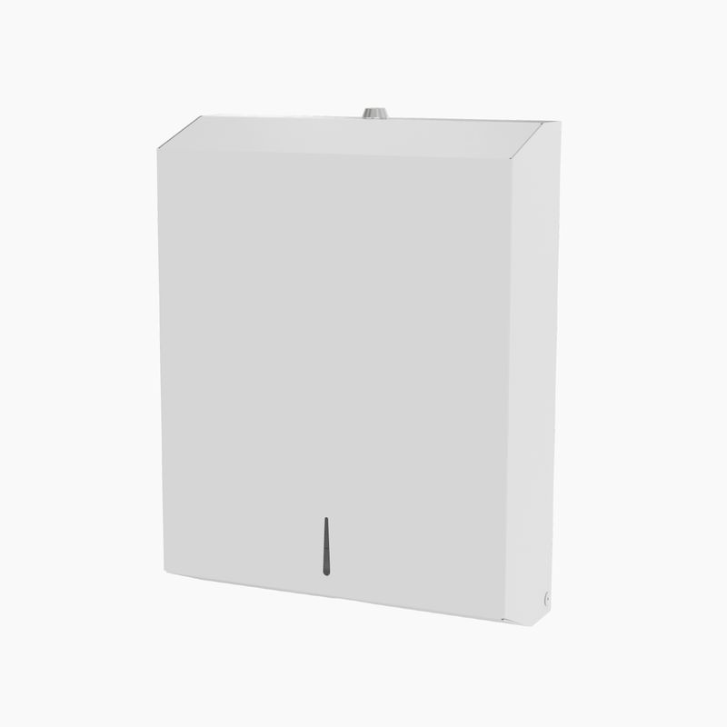 Slimline Towel Dispenser White Metal