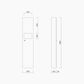 Surface Mounted Paper Towel Dispenser And Waste Receptacle