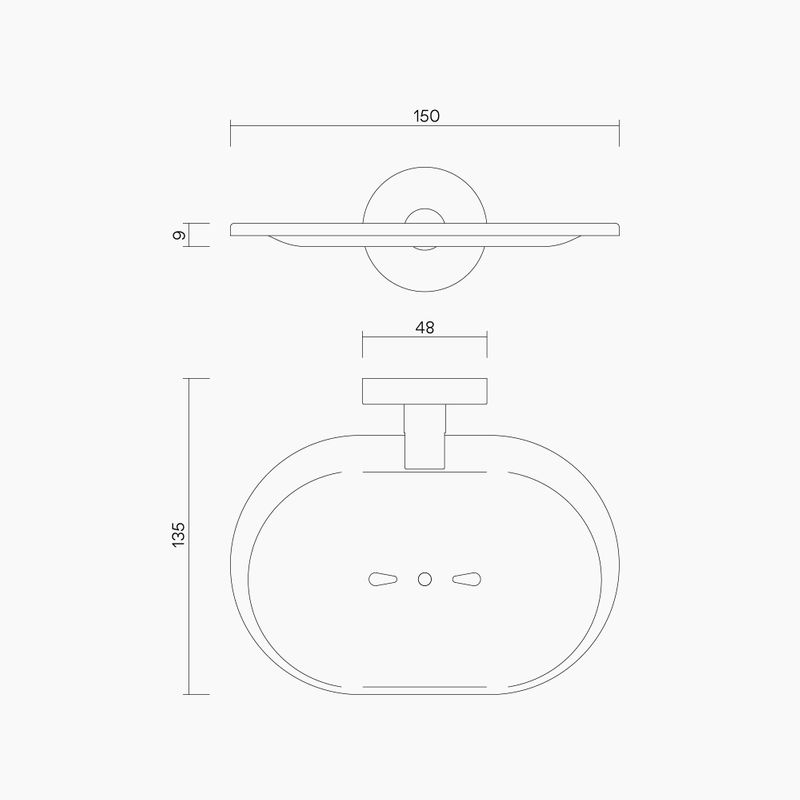 Dual Fix Soap Dish PSS